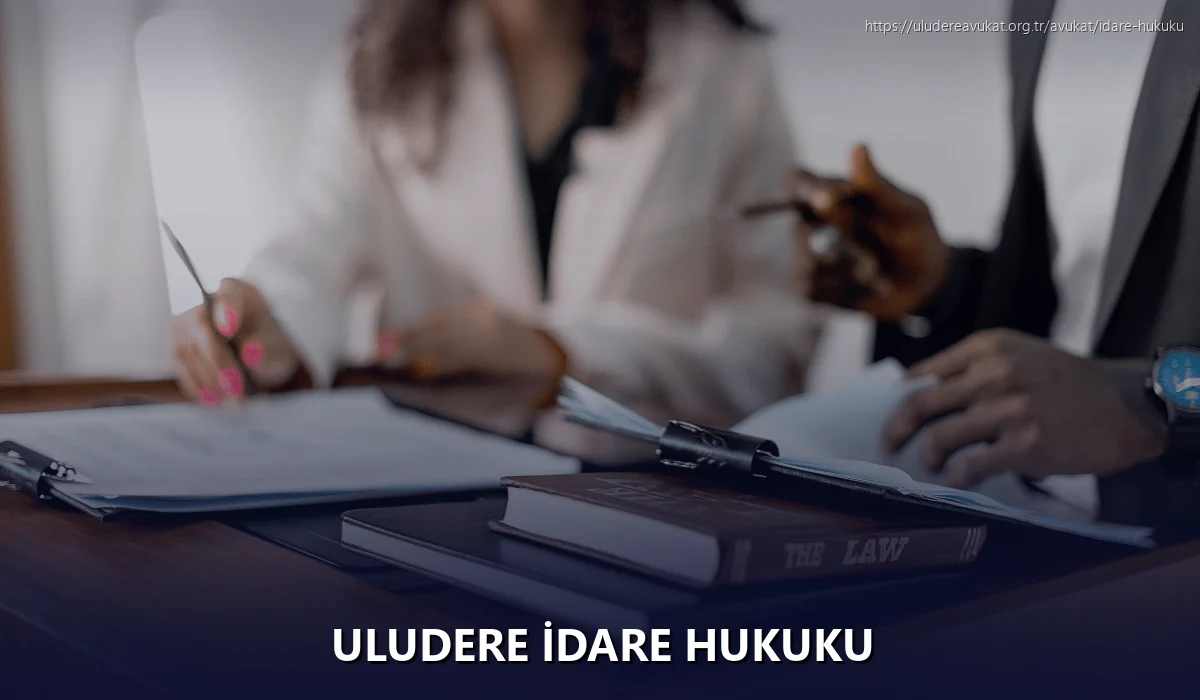 Uludere İdare Hukuku