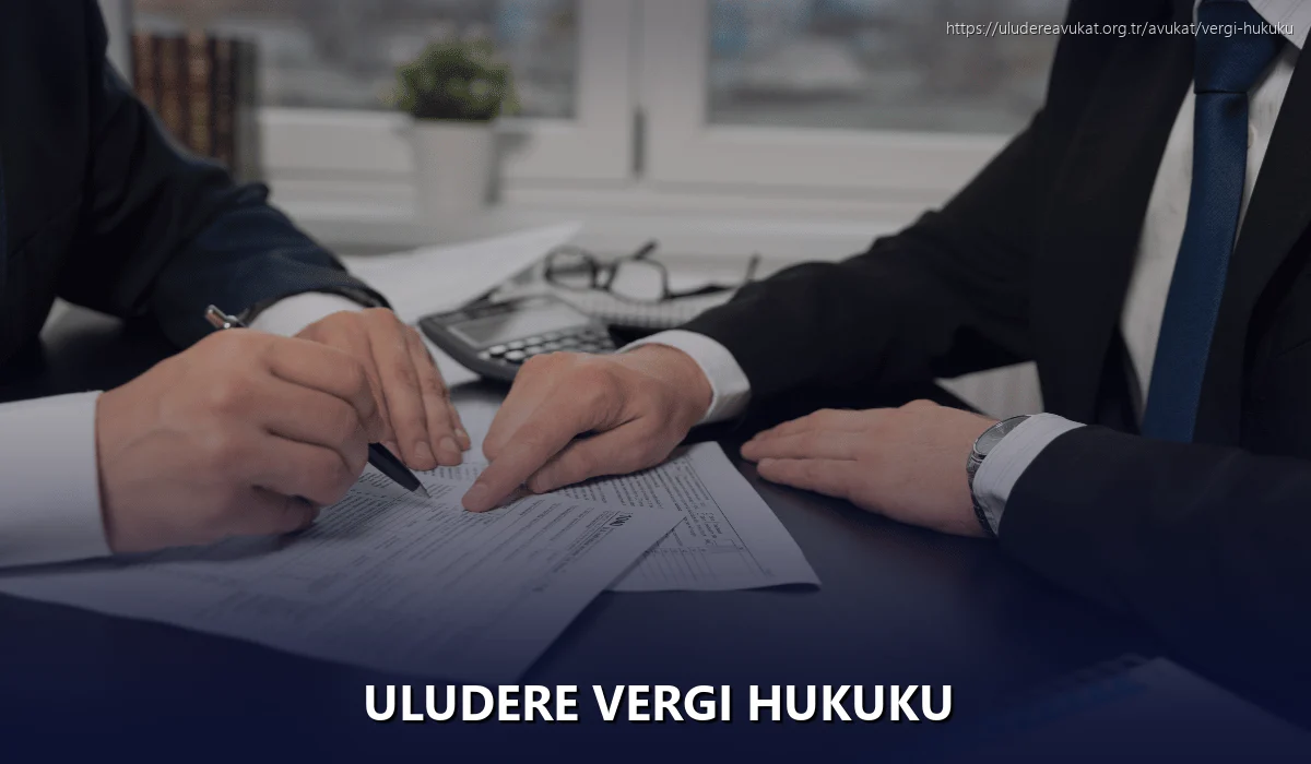 Uludere Vergi Hukuku
